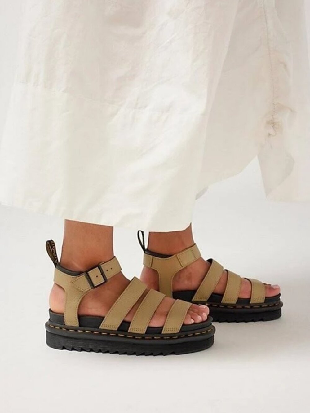 Dr Martens Blaire Hydro Leather Strap Sandals